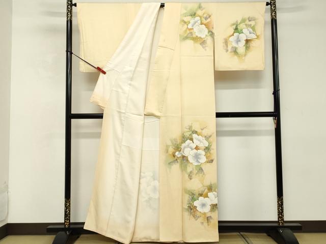 平和屋着物■訪問着 舞花文 暈し染め 正絹 逸品 DABE2800cd