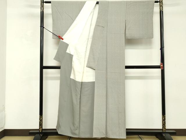 平和屋着物■上質な小紋 抽象文様 正絹 逸品 DABE2821cd