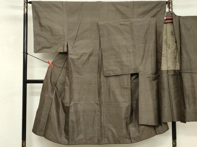 平和屋着物■男性 本場大島紬 アンサンブル 長羽織 80亀甲 総詰め 正絹 逸品 DABE2838cd