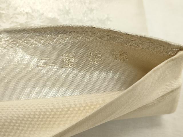 平和屋着物◎六通柄袋帯 唐織 高雄の四季 二重箔錦 銀糸 正絹 逸品 DABE2881cd