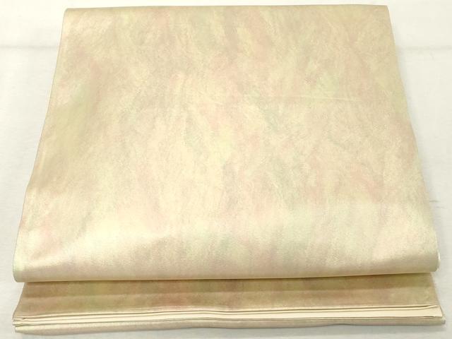 平和屋着物◎六通柄袋帯 霞文 引箔 正絹 逸品 DABE2887cd
