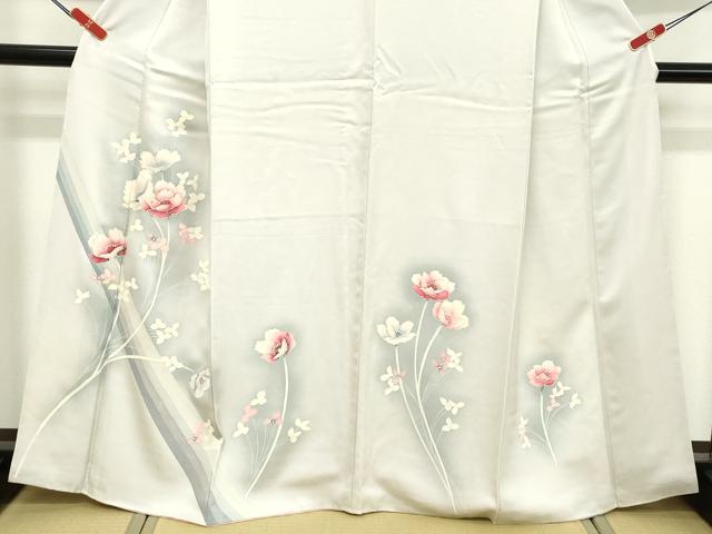 平和屋着物■訪問着 枝花文 暈し染め 正絹 逸品 DABE2932cd