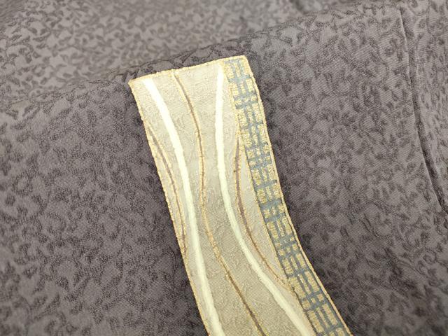 平和屋着物▽訪問着 単衣 短冊文 暈し染め 金彩 正絹 逸品 DABE4217az