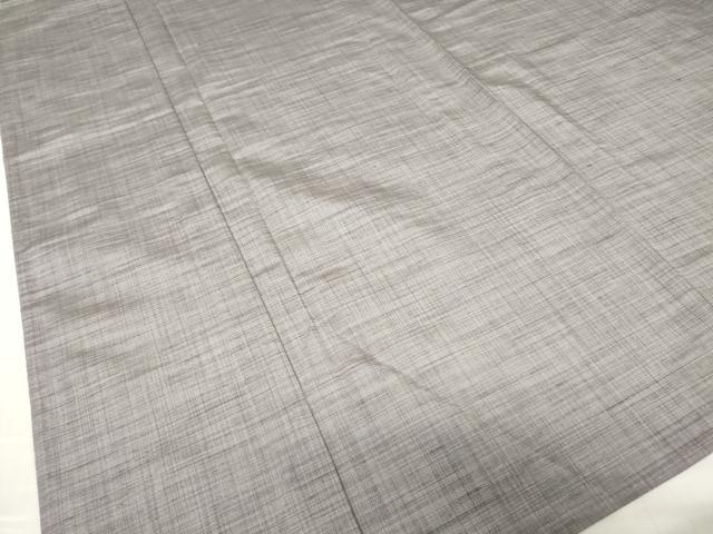 平和屋着物▽上質な紬 単衣 霞文 正絹 逸品 DABE4520az