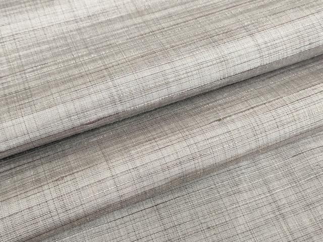 平和屋着物▽上質な紬 単衣 霞文 正絹 逸品 DABE4520az