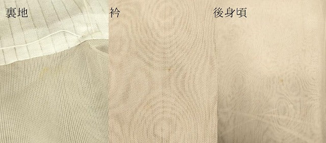 平和屋着物▽中国三大刺繍 スワトウ刺繍 汕頭刺繍 訪問着 無双 紗袷 紗×紗 草花文 正絹 逸品 DABE4535az