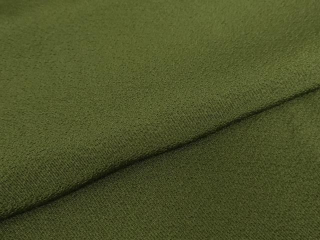 平和屋着物▽上質な色無地 単衣 革色 正絹 逸品 DABE4536az