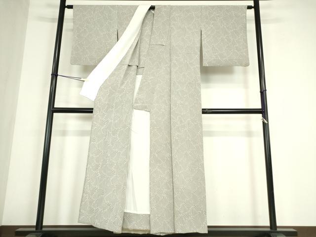 平和屋着物▽上質な小紋 単衣 裏菊 正絹 逸品 DABE4548az