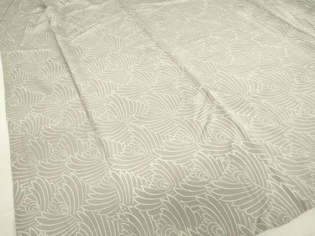 平和屋着物▽上質な小紋 単衣 裏菊 正絹 逸品 DABE4548az
