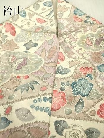 平和屋着物▽上質な小紋 単衣 辻が花 正絹 逸品 DABE4651az