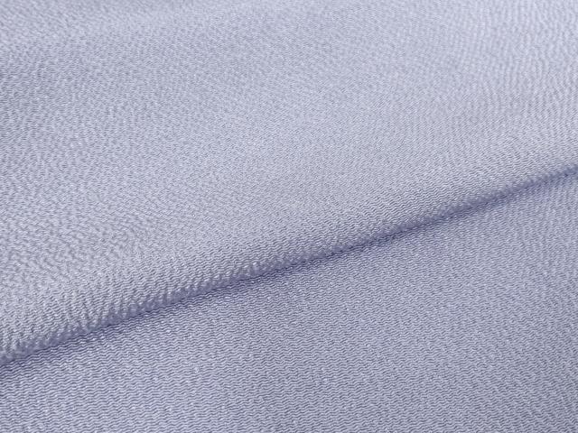 平和屋着物▽上質な色無地 単衣 藤紫色 鬼しぼ縮緬 正絹 逸品 DABE4678az