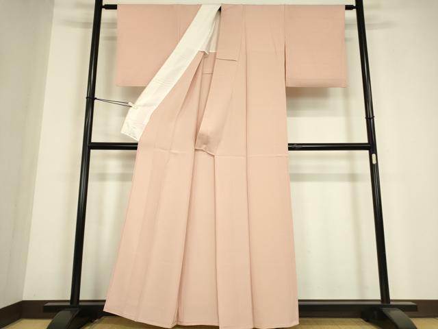 平和屋着物▽上質な色無地 単衣 虹色 正絹 逸品 DABE4681az