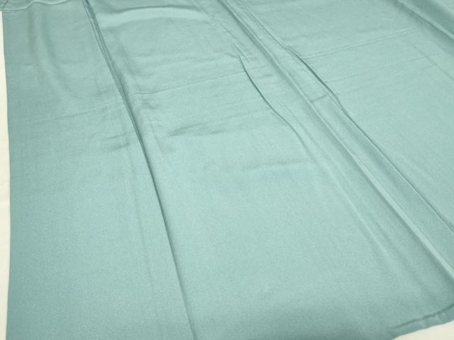 平和屋着物▽上質な色無地 単衣 ワンポイント 浅縹色 正絹 逸品 DABE4690az