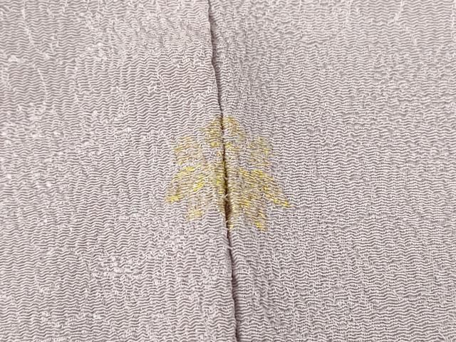 平和屋着物▽上質な色無地 単衣 花唐草地紋 薄葡萄色 正絹 逸品 DABE4728az