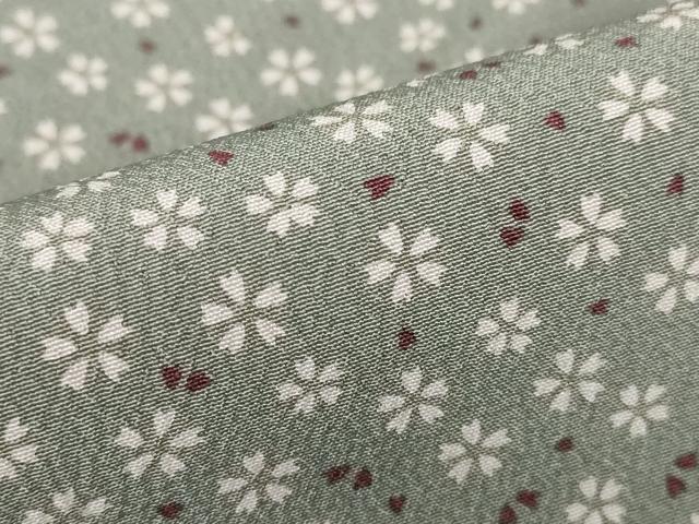 平和屋着物▽小紋 単衣 小花 洗える着物 DABE4742az