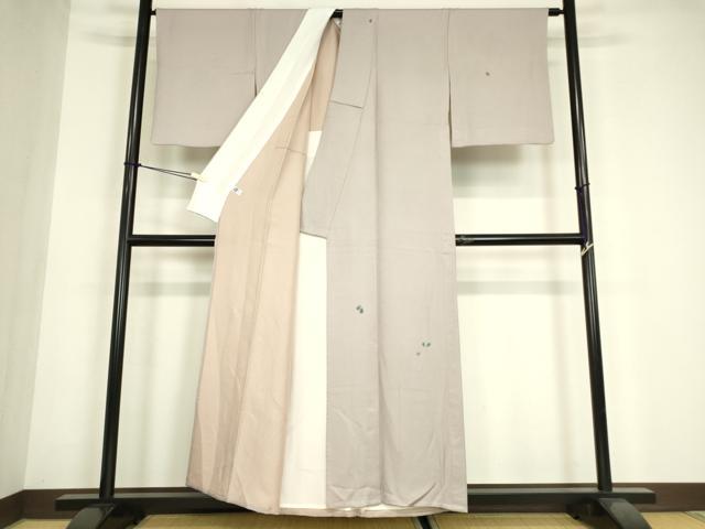 平和屋着物▽訪問着 単衣 舞桜文 金彩 正絹 逸品 DABE4810az