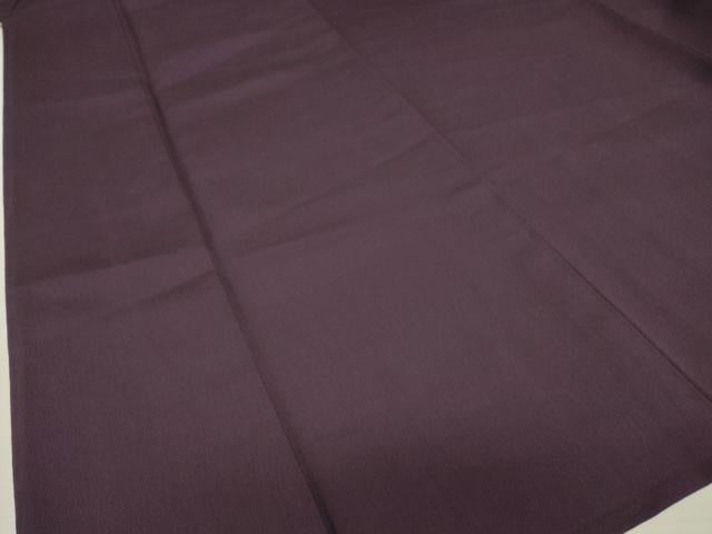 平和屋着物▽上質な色無地 単衣 滅紫色 正絹 逸品 未使用 DABE4829az