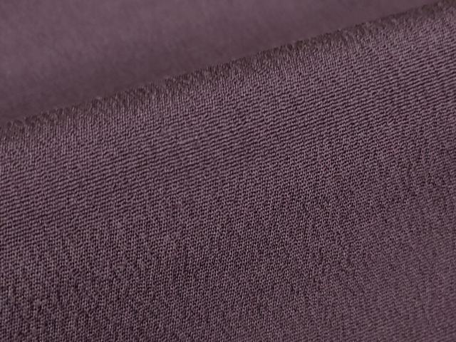平和屋着物▽上質な色無地 単衣 滅紫色 正絹 逸品 未使用 DABE4829az