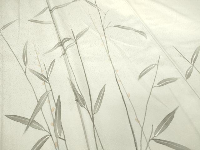 平和屋着物▽訪問着 単衣 作家物 草葉文 手描き やまと誂製 正絹 逸品 DABE4834az