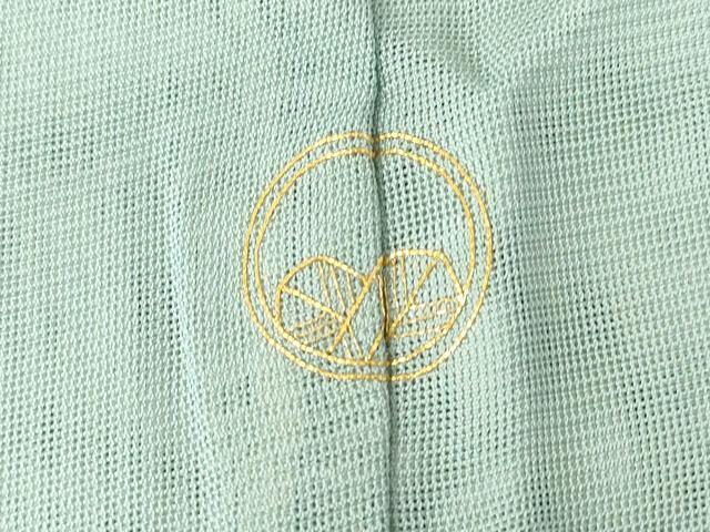 平和屋着物▽訪問着 無双 紗袷 紗×紗 杜若 金彩 正絹 逸品 DABE5000az