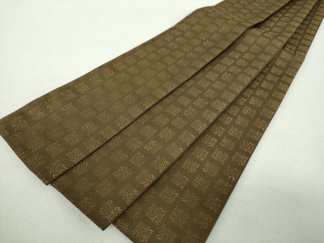 平和屋着物●男性 角帯 花間道 正絹 逸品 未使用 DABE5011ps