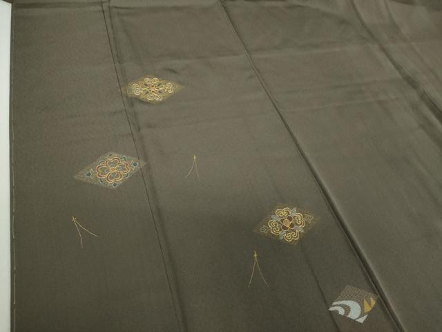 平和屋着物●訪問着 駒刺繍 竹屋町刺繍 花菱文 金銀彩 正絹 逸品 DABE5159ps