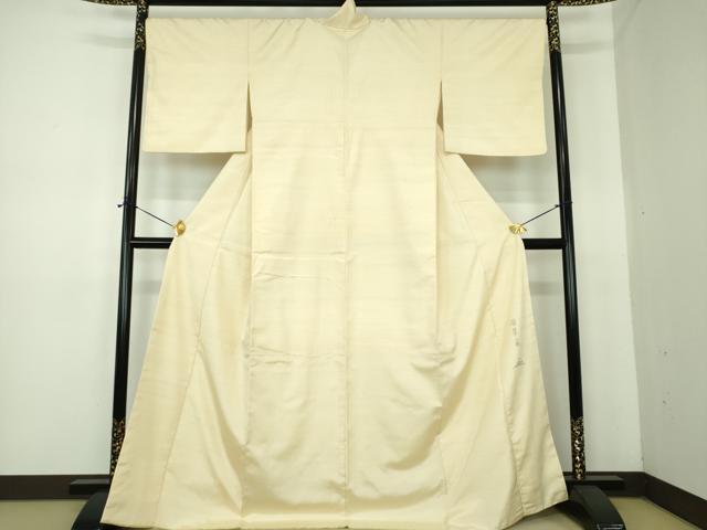 平和屋着物●絲藝苑 上島洋山 紬 海草染 蒸栗色 さが美扱い 正絹 逸品 DABE5388ps