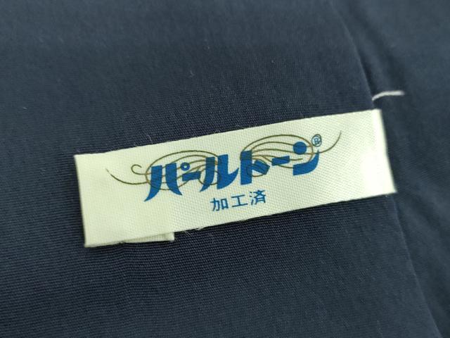 平和屋着物●本塩沢 訪問着 麻の葉草葉文 正絹 逸品 DABE5400ps