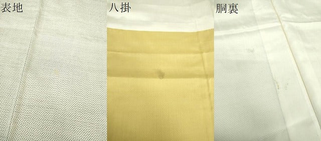 平和屋着物●本場大島紬 白大島 一元絣 正絹 逸品 DABE5412ps