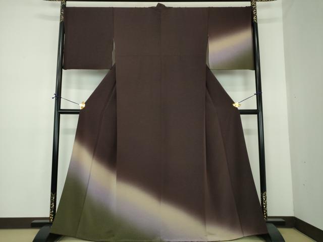 平和屋着物●訪問着 霞文 暈し染め 正絹 逸品 DABE5420ps