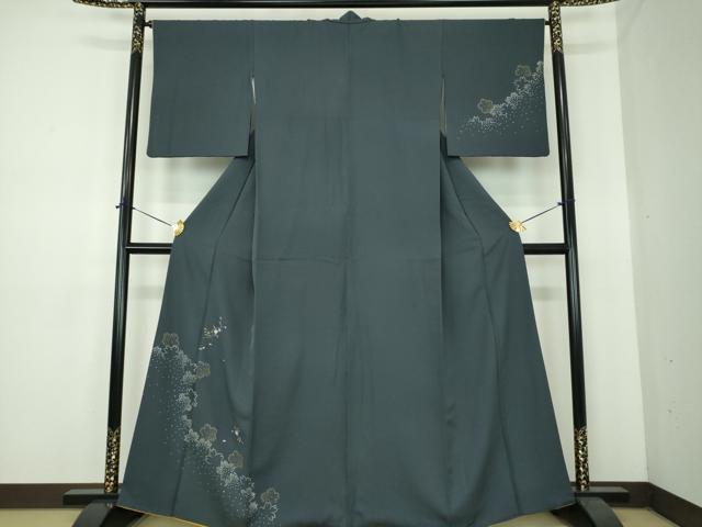 平和屋着物●訪問着 刺繍 舞桜 金彩 正絹 逸品 DABE5438ps
