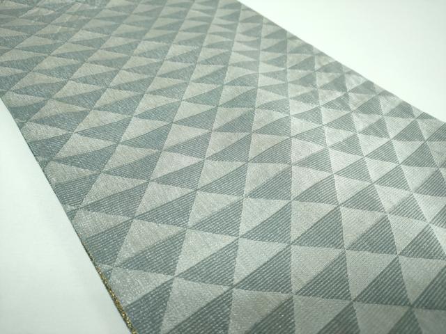 平和屋着物●六通柄袋帯 月兎 蓑亀 金銀糸 さが美扱い 正絹 逸品 DABE5543ps