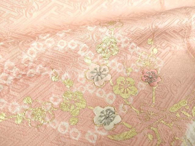 平和屋着物●創業460年・千總 訪問着 刺繍 絞り 吉祥花菱文 金彩 高島屋扱い 正絹 逸品 DABE5642ps