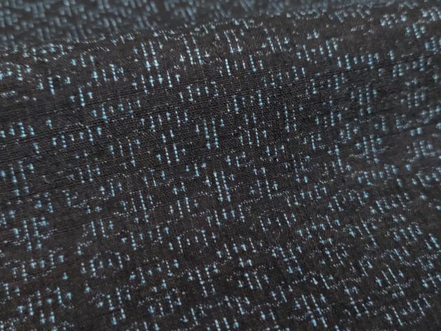 平和屋着物●結城紬 亀甲柄 三越扱い 正絹 逸品 DABE5651ps
