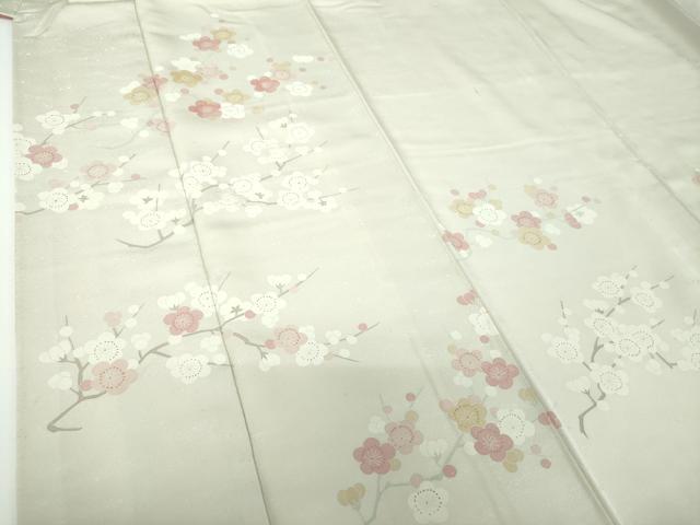 平和屋着物●訪問着 刺繍 枝梅 金彩 正絹 逸品 DABE5653ps