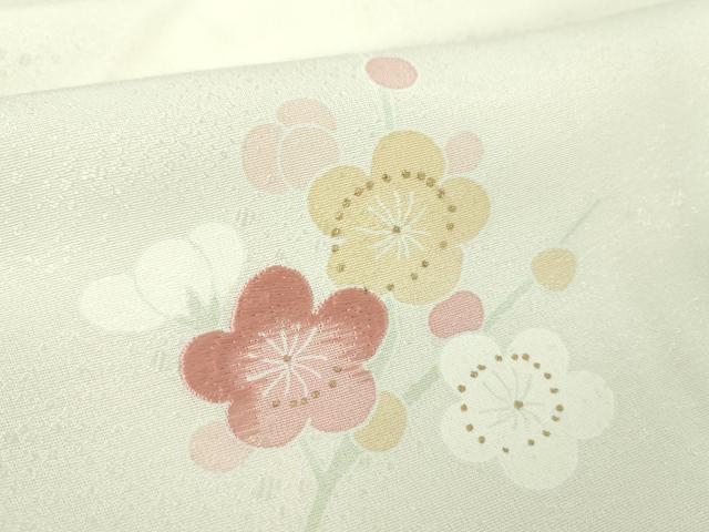 平和屋着物●訪問着 刺繍 枝梅 金彩 正絹 逸品 DABE5653ps