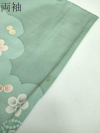 平和屋着物●訪問着 駒刺繍 松皮菱花舟 金銀彩 正絹 逸品 DABE5685ps