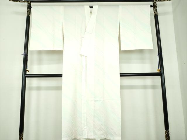 平和屋着物●長襦袢 無双仕立て 草葉地紋 暈し染め 洗える着物 DABE5697ps