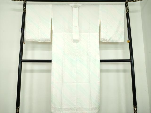 平和屋着物●長襦袢 無双仕立て 草葉地紋 暈し染め 洗える着物 DABE5697ps
