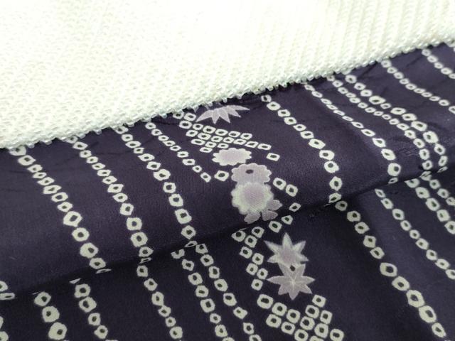 平和屋着物●上質な長襦袢 無双仕立て 半衿刺繍 ビーズ 花間道 正絹 逸品 DABE5698ps
