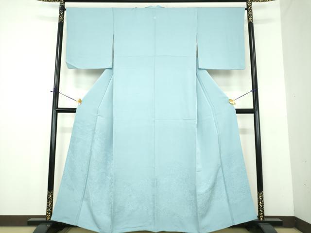 平和屋着物●豪華色留袖 几帳人物花地紋 浅縹色 正絹 逸品 DABE5833ps