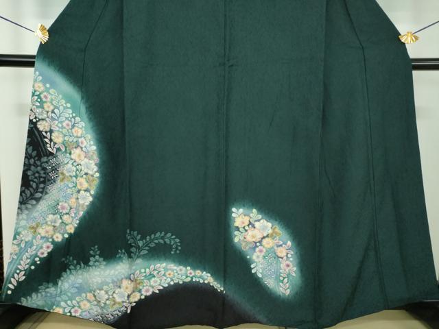 平和屋着物●訪問着 絞り 辻が花 暈し染め 正絹 逸品 DABE5834ps