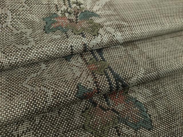 平和屋着物●本場大島紬 7マルキ 蔦の葉間道 正絹 逸品 DABE5836ps