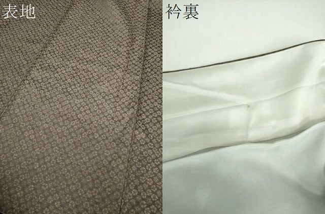 平和屋着物●菅原工房 菅原結作 漢方染 お召 花尽くし やまと金ラベル 正絹 逸品 DABE5838ps