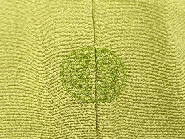 平和屋着物●上質な色無地 根岸色 正絹 逸品 DABE5845ps