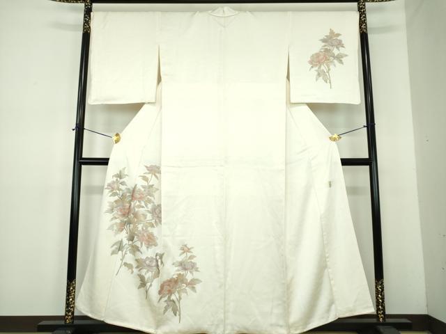 平和屋着物●金彩友禅 卓越技能者・名工・和田光正 訪問着 牡丹文 金銀彩 正絹 逸品 DABE5854ps