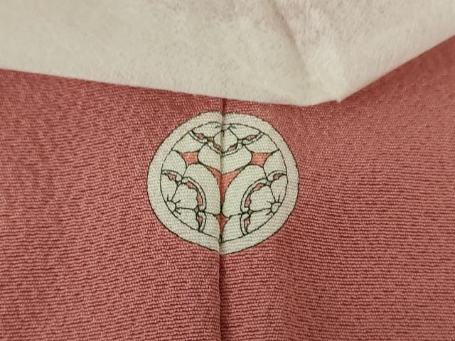 平和屋着物●上質な色無地 長春色 正絹 逸品 未使用 DABE5892ps