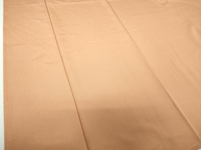 平和屋着物●二代目清次郎監修 手描き 色無地 ときがら茶色 正絹 逸品 未使用 DABE5907ps