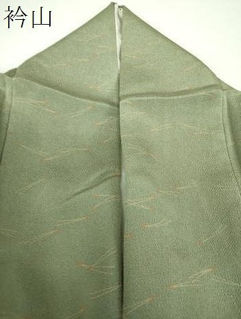 平和屋着物●上質な小紋 敷松葉 鬼しぼ縮緬 正絹 逸品 DABE5913ps