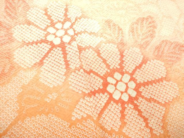 平和屋着物●豪華振袖 総絞り 雲取り花文 正絹 逸品 DABE5921ps
